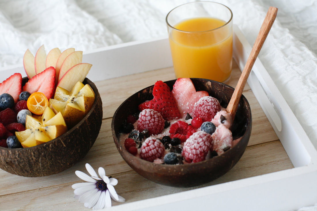 Coconut Bowl with fruits